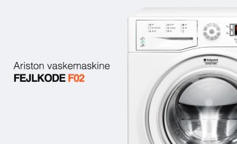Ariston vaskemaskine fejlkode F02