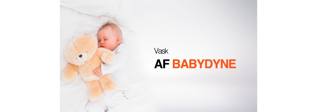 Vask af babydyne