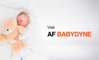 Vask af babydyne