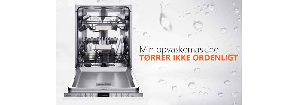 Min opvaskemaskine trrer ikke ordentligt - Whiteparts.dk