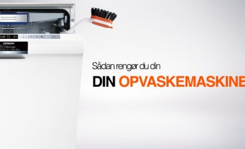 S�dan reng�r du din opvaskemaskine