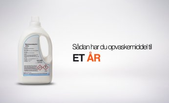S�dan har du opvaskemiddel til et �r!