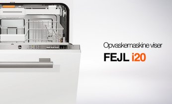 Opvaskemaskine viser fejl i20