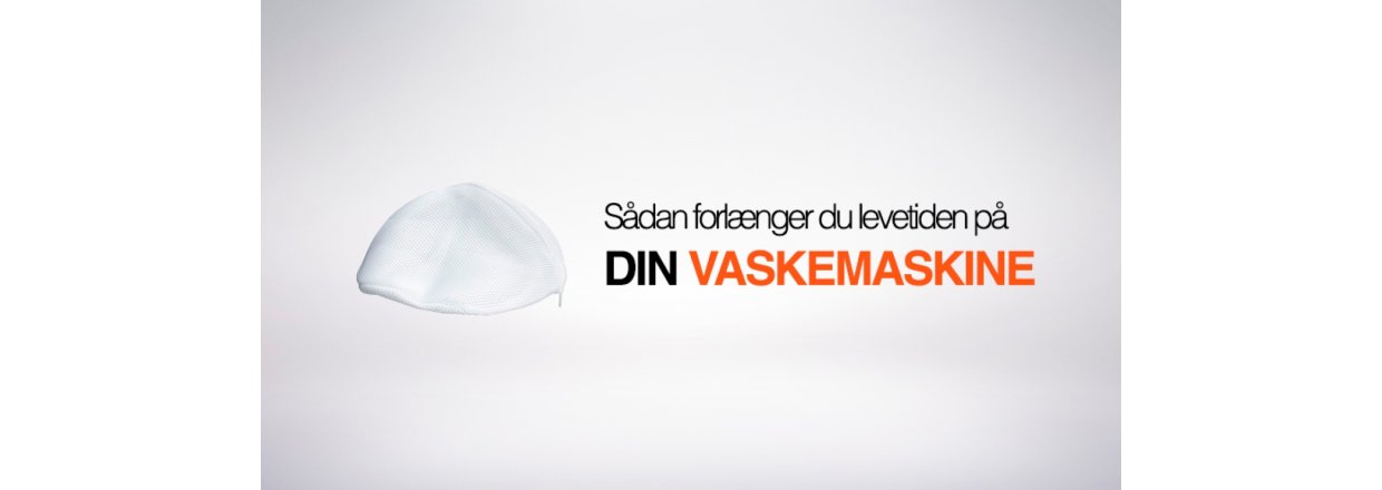 Sdan forlnger du levetiden p din vaskemaskine