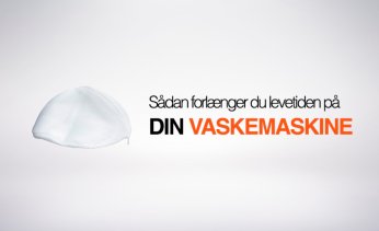 S�dan forl�nger du levetiden p� din vaskemaskine