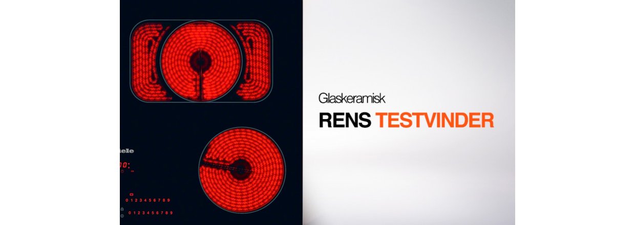 Glaskeramisk rens testvinder