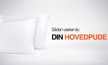 S�dan vasker du din hovedpude