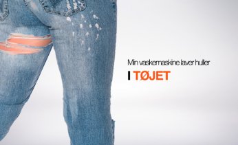 Min vaskemaskine laver huller i t�jet