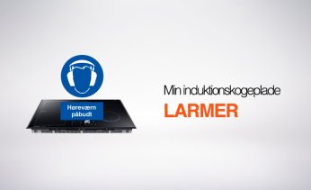 Min induktionskogeplade larmer