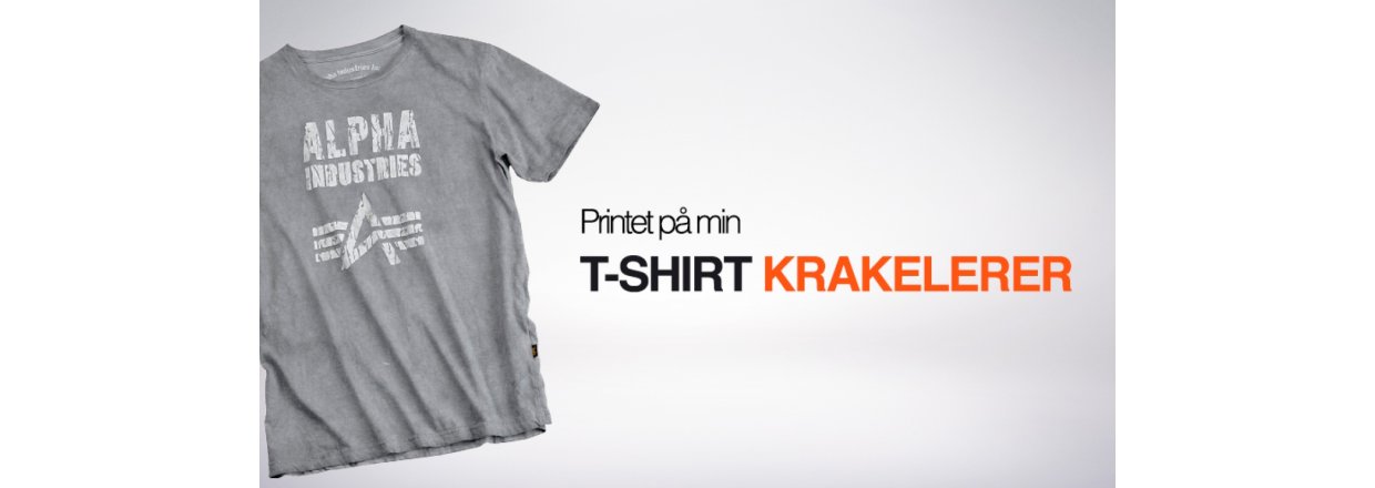 Printet p min t-shirt krakelerer