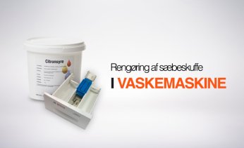 Reng�ring af s�beskuffe i vaskemaskine