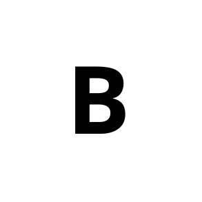 B