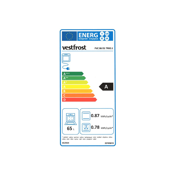 Vestfrost FVC 06 D1 TRIO - Glaskeramisk komfur