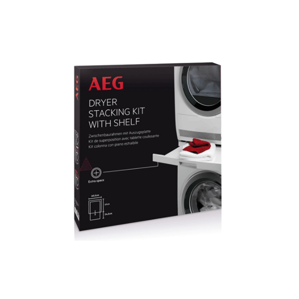 Sammenbygningsramme med udtrkshylde til vaskesjle