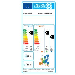 Fuji Electric Hokuo 12 KMCEN - Varmepumpe inde- og udedel