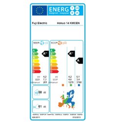 Fuji Electric Hokuo 14 KMCEN - Varmepumpe inde- og udedel