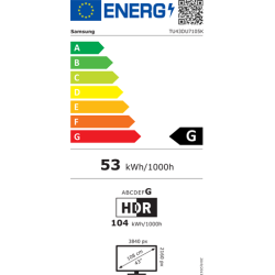 Samsung TU43DU7105KXXC - UHD 4K Smart TV