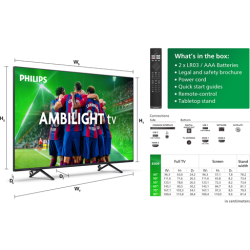 Philips 43PUS8309/12 - UHD 4K Smart TV med Ambilight