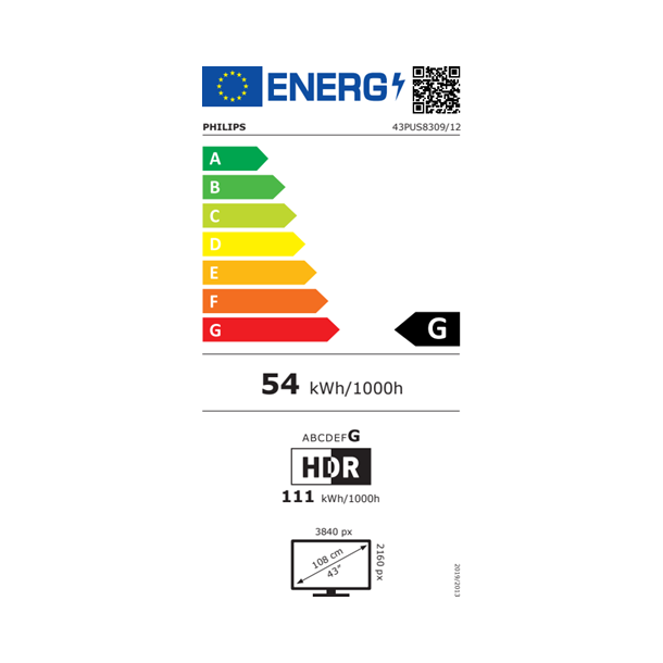 Philips 43PUS8309/12 - UHD 4K Smart TV med Ambilight