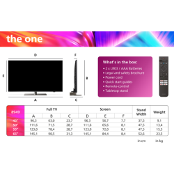 Philips 43PUS8949/12 - UHD 4K Smart TV med Ambilight