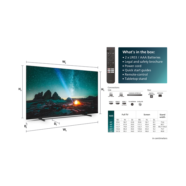 Philips 65PUS7609/12 - UHD 4K Smart TV