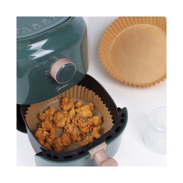 Bagepapir til Airfryer stor 50 stk
