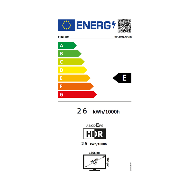 Finlux 32FPG9060 - Transportabel TV med batteri