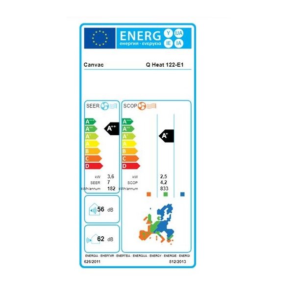 Canvac 122-E1 varmepumpe