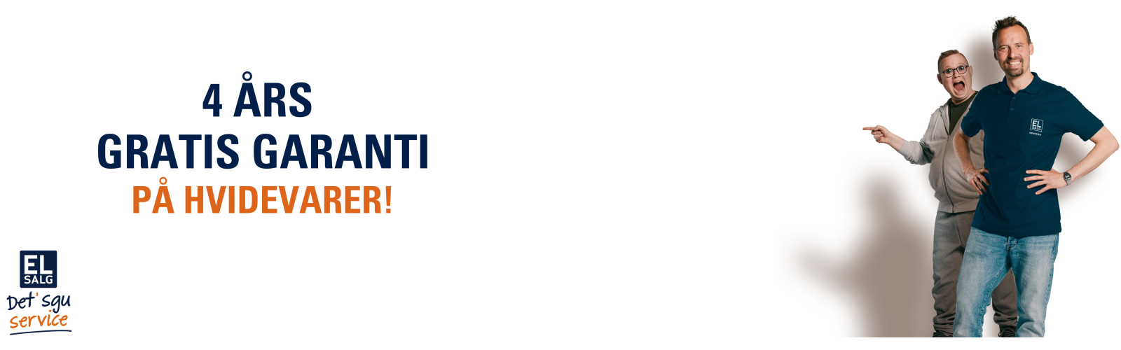 Se alle vores hvidevarer med 4 ÅRS GARANTI