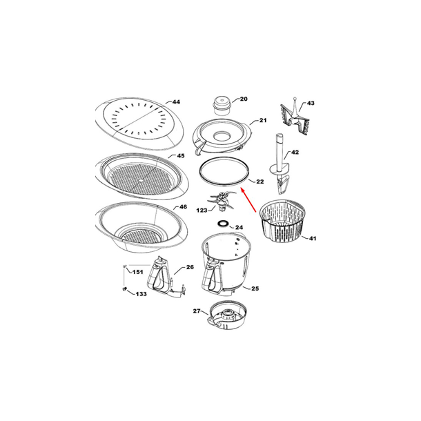Pakning til Thermomix TM31