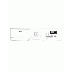 Kontrolpanel inkl. hndtag til Aeg Electrolux vaskemaskine