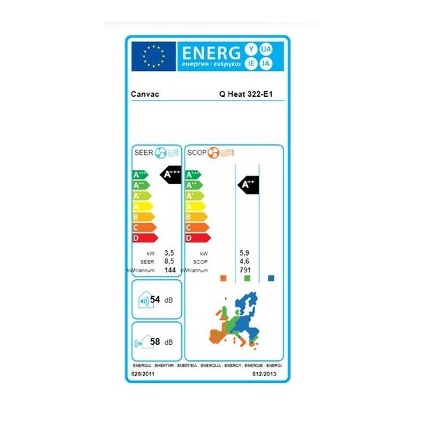 Canvac 322-E1 varmepumpe