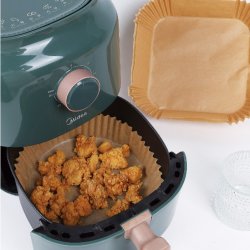 Bagepapir firkantet til Airfryer stor 50 stk