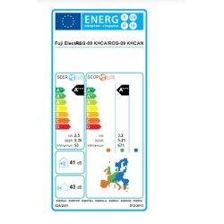 Fuji Electric RSG-09 KHCA/ROG-09 KHCAN - Varmepumpe