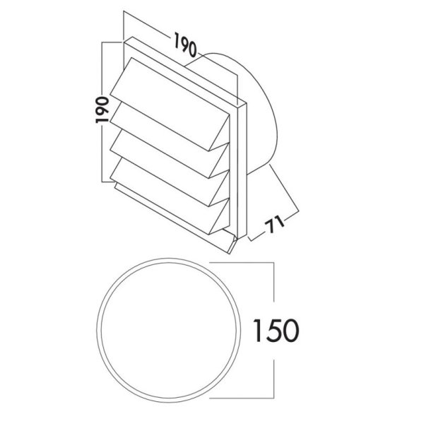  Murgennemfring 150 hvid