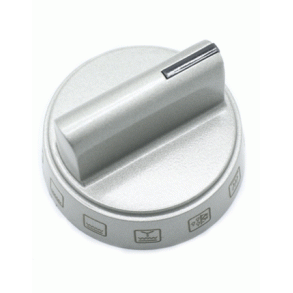 Slv Gram Drejeknap til Ovnfunktion 