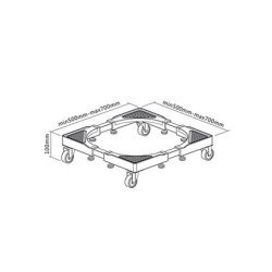 Rullesokkel til hvidevarer