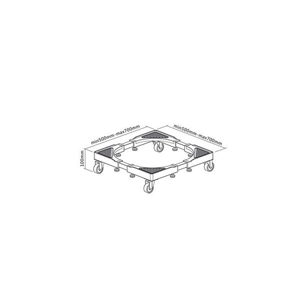 Rullesokkel til hvidevarer