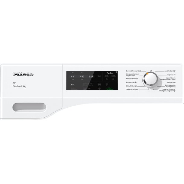 Miele WCG 670 WCS NDS LW - Frontbetjent vaskemaskine