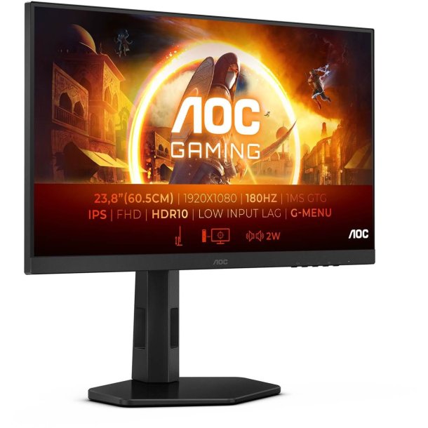 AOC 24'' FHD IPS, 180Hz, 24G4X - Gaming skrm
