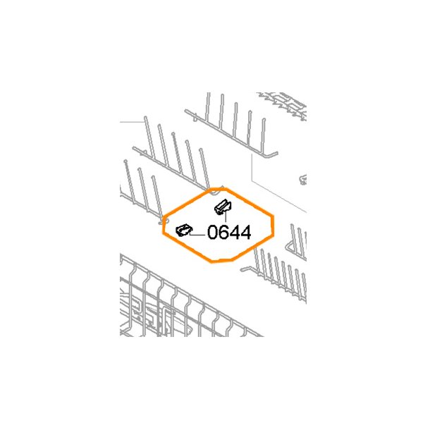 Holder til tallerkenrkke i trdkurv verst