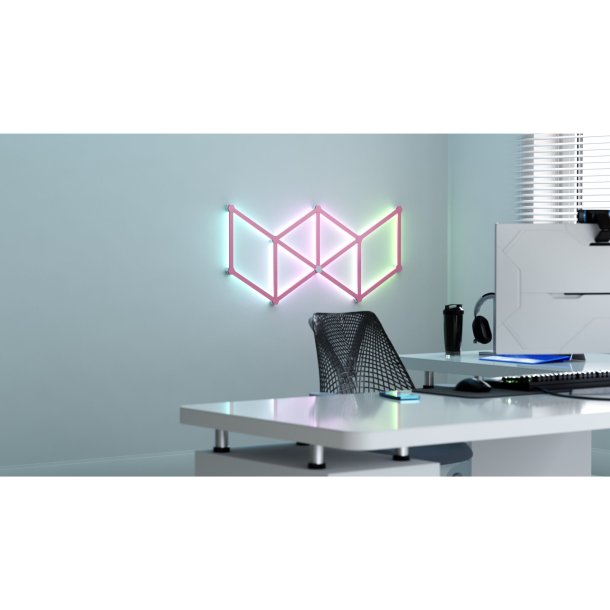 Nanoleaf Lines Skin Pink Matte 9pcs