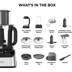 Kenwood FDM73.850SS MultiPro OneTouch - Foodprocessor