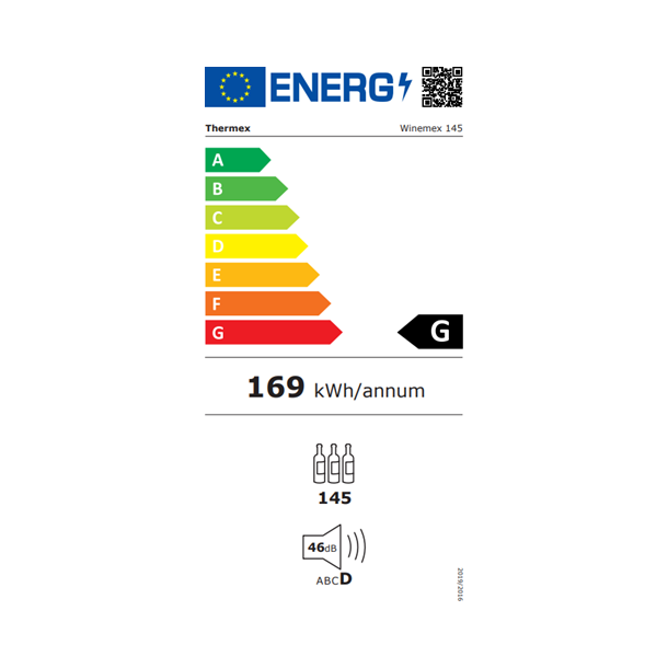 Thermex 910.21.2004.2 Winemex Blue 145 - Fritstende vinkle