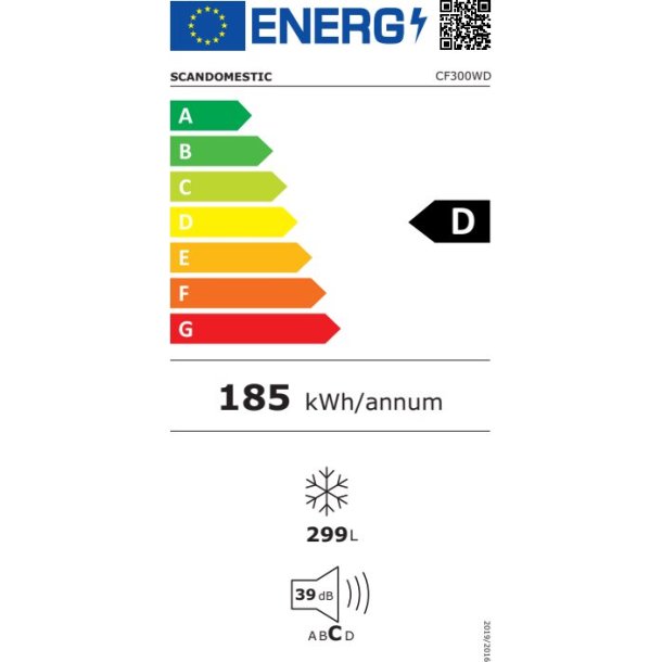 Scandomestic CF300WD - Fryseboks