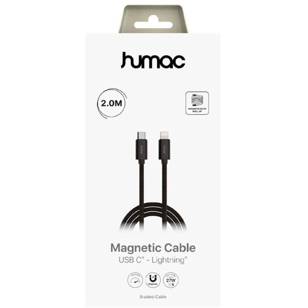 Humac USB-C-Lightning Magnet cable, 2 meter - 20254