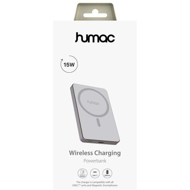 Humac Powerbank 5000 mAh med magsafe - 20257