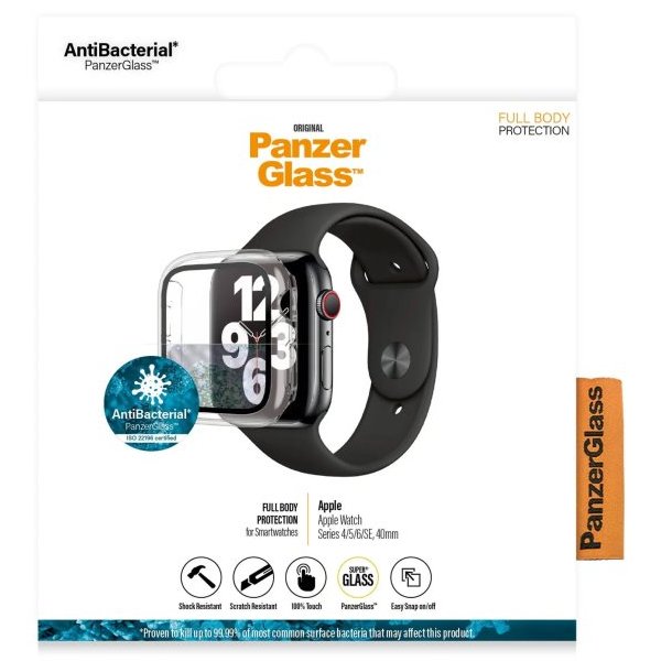 PanzerGlass Apple Watch Series 4/5/6/SE - 40mm - Transparent