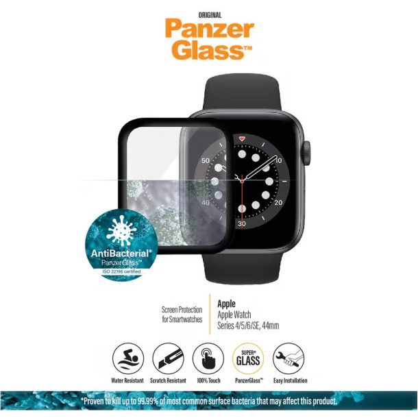 PanzerGlass Apple Watch Series 4/5/6/SE - 44mm, 2017 - Skrm