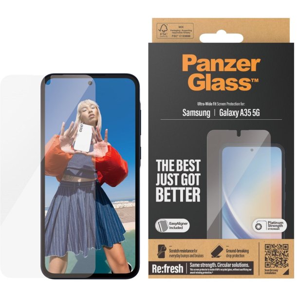 PanzerGlass Screen Protector Samsung Galaxy A35 5G - Ultra-W